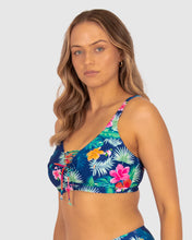 Load image into Gallery viewer, Maui F-G Cup Lace Up Bikini Bra Top