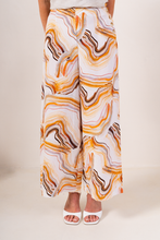 Load image into Gallery viewer, Linen Palazzo Pant Sand Swirl
