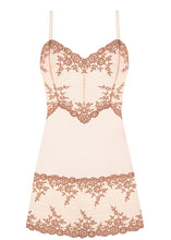 Load image into Gallery viewer, Embrace Lace Chemise Angel Wing/rose Dust