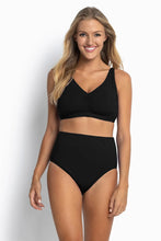 Load image into Gallery viewer, BASIX F-G RUCHED BRA - BLACK