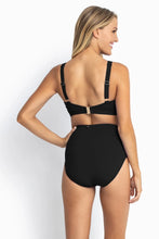 Load image into Gallery viewer, BASIX F-G RUCHED BRA - BLACK