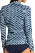 Load image into Gallery viewer, Jantzen  Linx Zip Front Rash Vest / River