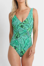 Load image into Gallery viewer, Noosa Bar Surplice One Piece - Green