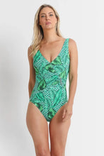 Load image into Gallery viewer, Noosa Bar Surplice One Piece - Green