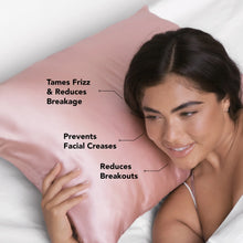 Load image into Gallery viewer, Satin Pillowcase - Blush
