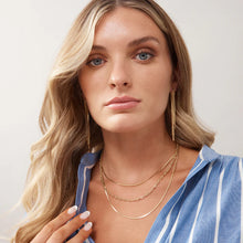 Load image into Gallery viewer, 2 LAYER SNAKE CHAIN NECKLACE