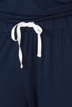 Load image into Gallery viewer, Anya Bamboo Sporty PJ Set / NAVY