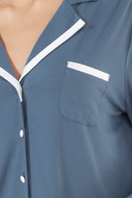 Load image into Gallery viewer, Elmira Blue Bamboo PJ set / Blue