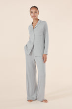 Load image into Gallery viewer, Emilia Ribbed Lounge PJ Set Grey