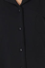 Load image into Gallery viewer, Emilia Ribbed Lounge PJ Set / Black