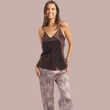 Load image into Gallery viewer, Silk Camisole Chocolate