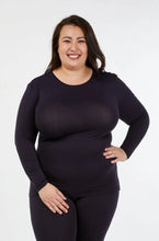 Load image into Gallery viewer, High Neck Long Sleeve / French Navy