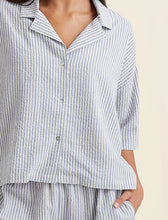 Load image into Gallery viewer, Sabine Seersucker Stripe Boxer PJ Set
