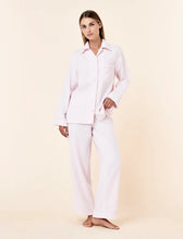Load image into Gallery viewer, Super Soft Brushed Herringbone PJ Set - Parfait Pink