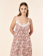 Load image into Gallery viewer, Carly Floral Lace Front Maxi Nightie
