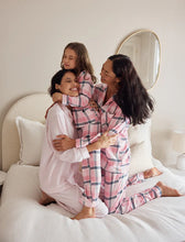 Load image into Gallery viewer, Super Soft Brushed Herringbone PJ Set - Parfait Pink