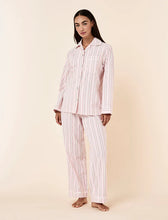 Load image into Gallery viewer, Stripe Cosy Full Length PJ Set