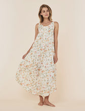 Load image into Gallery viewer, Amber Panel Front Maxi Nightie Peach Parfait