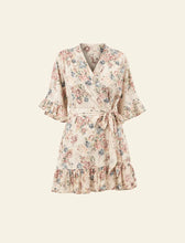 Load image into Gallery viewer, Elise Midi Frill Robe Sorbet Pink