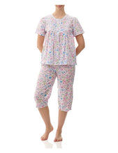 Load image into Gallery viewer, Givoni Evette Capri Pyjamas / Pink Blue