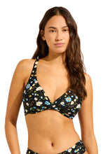 Load image into Gallery viewer, Modern Romance Bikini Top Wrap Front F Cup Bra