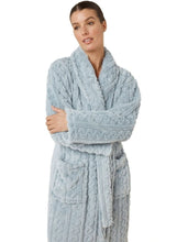 Load image into Gallery viewer, Gabriella Plush Long Robe Blue