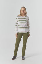 Load image into Gallery viewer, Original Multi Stripe Long Sleeve Tee - Sage