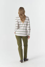 Load image into Gallery viewer, Original Multi Stripe Long Sleeve Tee - Sage