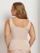 Load image into Gallery viewer, Daily Essentials Helen Micro & Geo Lace Cami / Nude