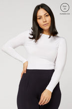 Load image into Gallery viewer, High Neck Long Sleeve / White