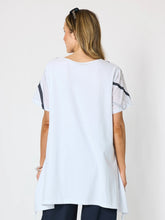 Load image into Gallery viewer, Bellevue Longline Top - White