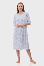 Load image into Gallery viewer, Elbow Sleeve Brunch coat India Blue