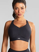 Load image into Gallery viewer, Ultra Perform Non Padded Wired Sports Bra / Black