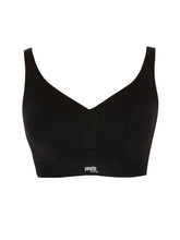 Load image into Gallery viewer, Ultra Perform Non Padded Wired Sports Bra / Black