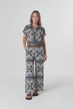 Load image into Gallery viewer, Easy Linen Cotton Pant - Desert Palm Print