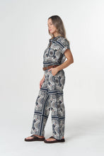 Load image into Gallery viewer, Easy Linen Cotton Pant - Desert Palm Print