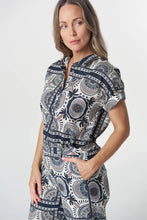 Load image into Gallery viewer, Easy Linen Cotton Pant - Desert Palm Print