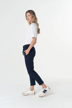 Load image into Gallery viewer, Weekend Crop Cotton Stretch Jogger - Dark Navy