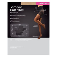 Load image into Gallery viewer, AMBRA Killer Figure Sheer Control Pantyhose