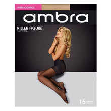 Load image into Gallery viewer, AMBRA Killer Figure Sheer Control Pantyhose