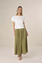 Load image into Gallery viewer, SOLA SKIRT - OLIVE