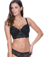 Load image into Gallery viewer, Freya Fancies Longline Bra / Black