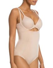 Load image into Gallery viewer, Oncore Open Bust Bodysuit / Beige