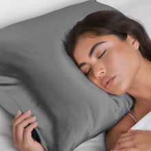 Load image into Gallery viewer, Satin Pillowcase -Charcoal