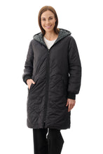 Load image into Gallery viewer, Reversable Puffer Jacket - Khaki/Black