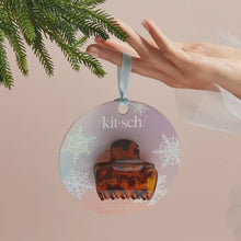Load image into Gallery viewer, Holiday Recycled Plastic Claw Clip 1pc - Tort