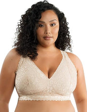Load image into Gallery viewer, PARFAIT Adriana P5482 Women's Curvy and Full Bust Supportive Wire-free Lace Bra - Bare