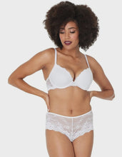 Load image into Gallery viewer, My Fit Lace Push Up Bra - White