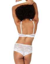 Load image into Gallery viewer, My Fit Lace Push Up Bra - White