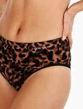 Load image into Gallery viewer, Bondi Bare Seamless Hi Cut Brief - Leopard